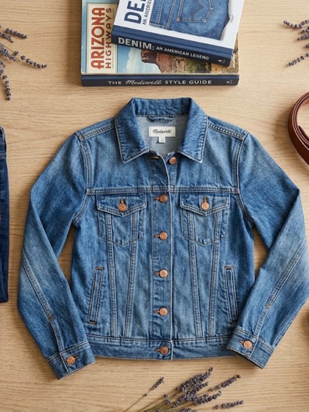 Madewell The Jean Jacket F0370 Copper Hardware Cotton Denim Blue Size XXS